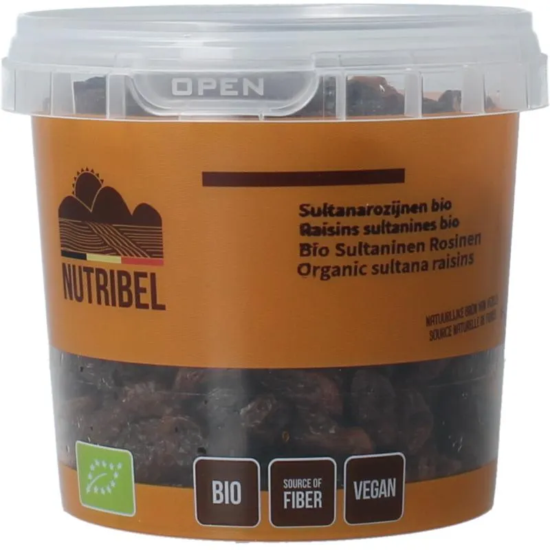 Nutribel Rozijnen Sultana Bio (200 gr)