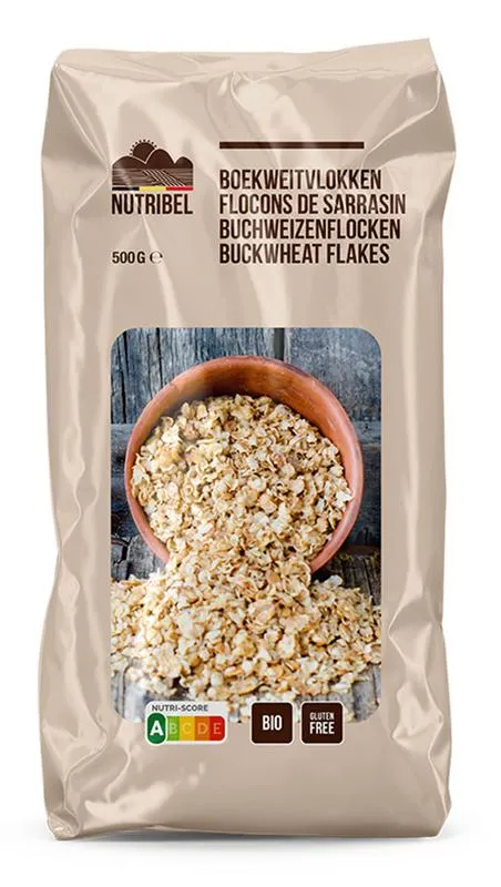 Nutribel Boekweitvlokken Glutenvrij Bio (500 gr)