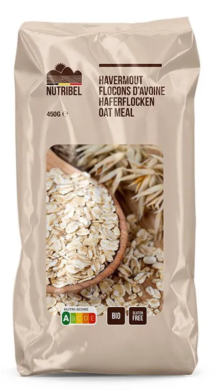 Nutribel Havermout Glutenvrij Bio (450 gr)