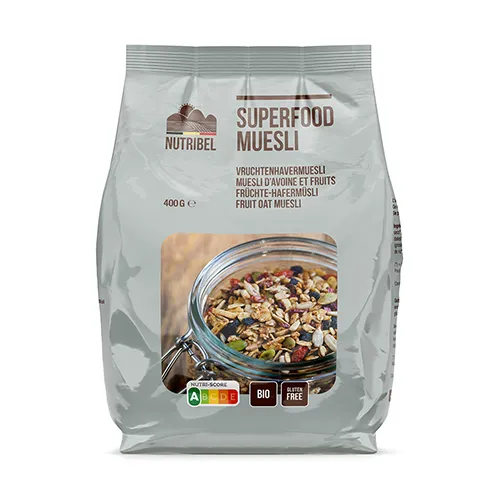 Nutribel Havermuesli Superfoods Glutenvrij Bio (400 gr)