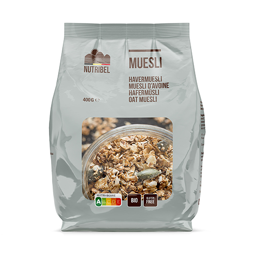 Nutribel Havermuesli Glutenvrij Bio (400 gr)