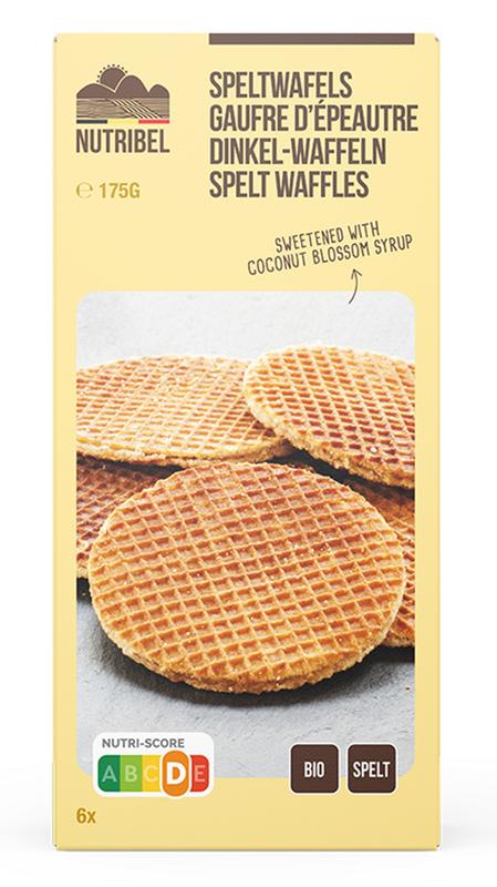 Nutribel Spelt Wafel Bio (175 gr)