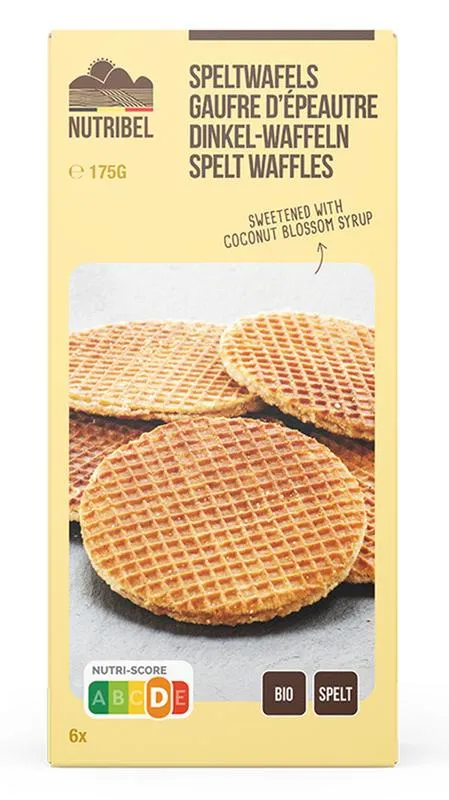 Nutribel Spelt Wafel Bio (175 gr)