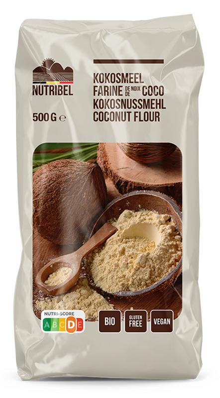 Nutribel Kokosmeel Glutenvrij Bio (500 gr)