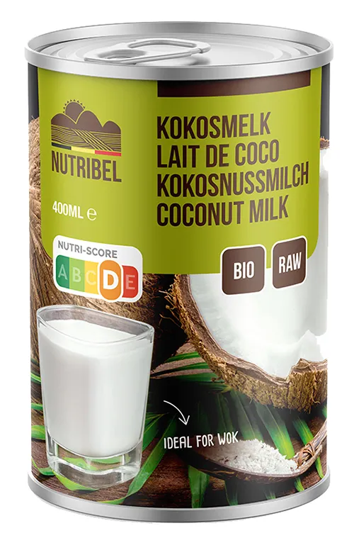 Nutribel Kokosmelk Glutenvrij Bio (400 ml)