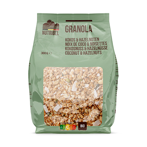 Nutribel Granola Kokos Hazelnoot Bio (300 gr)