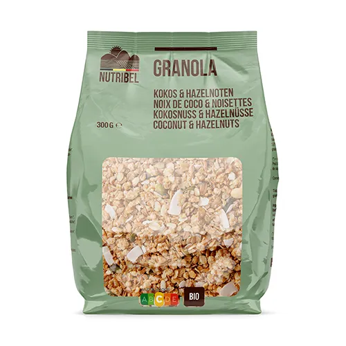 Nutribel Granola Kokos Hazelnoot Bio (300 gr)