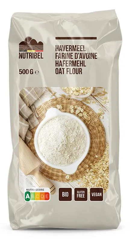 Nutribel Havermeel Glutenvrij Bio (500 gr)