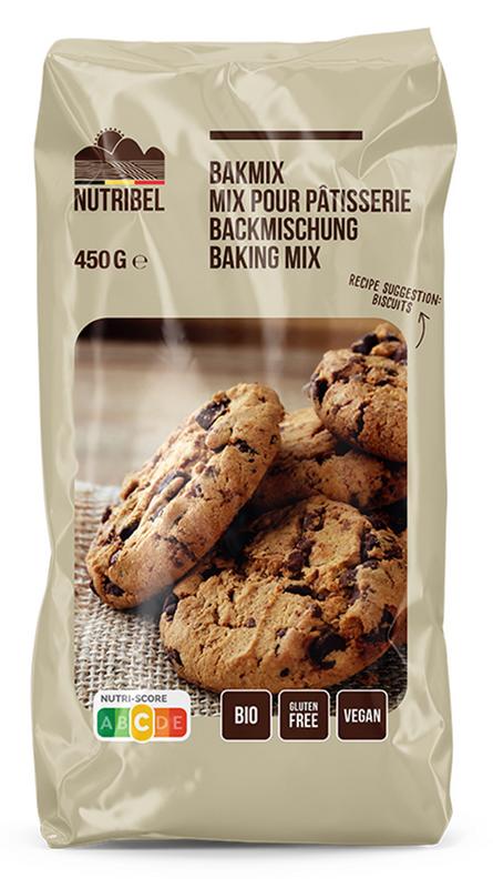 Nutribel Bakmix Universeel Glutenvrij Bio (450 gr)