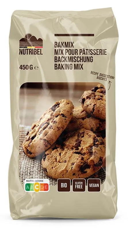 Nutribel Bakmix Universeel Glutenvrij Bio (450 gr)