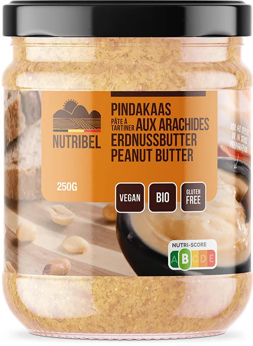 Nutribel Pindakaas Bio (250 gr)