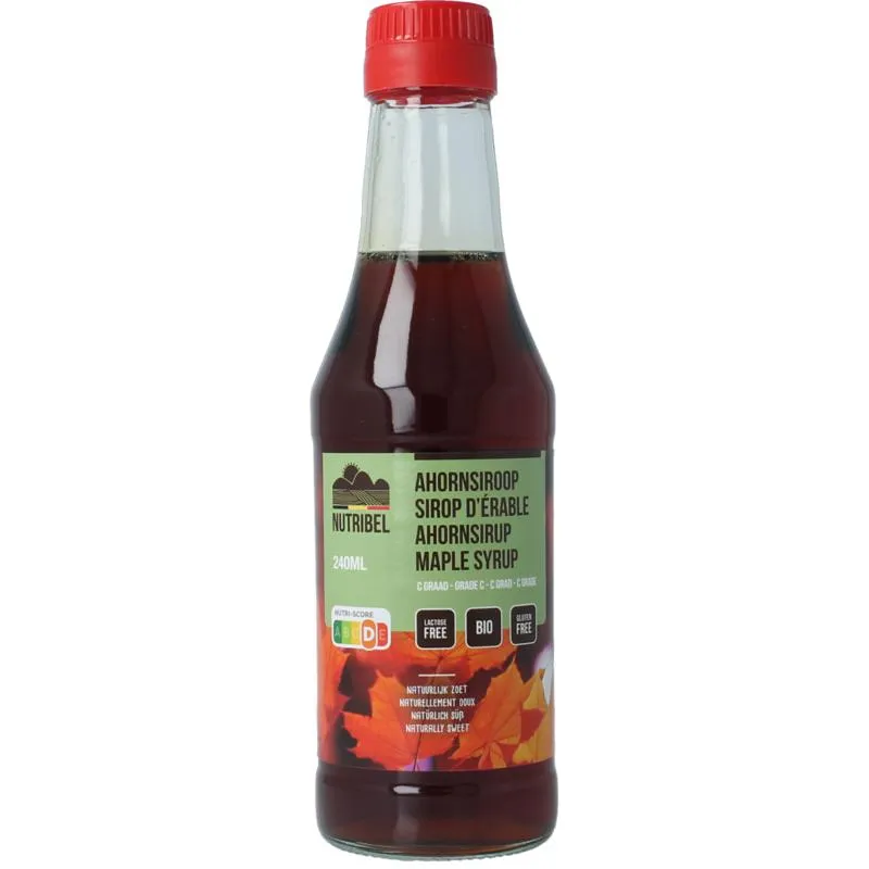 Nutribel Ahornsiroop Graad C Bio (240 ml)