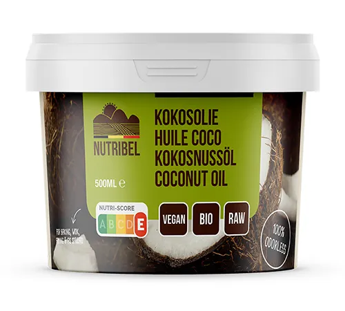 Nutribel Kokosolie Geurloos Bio (500 ml)