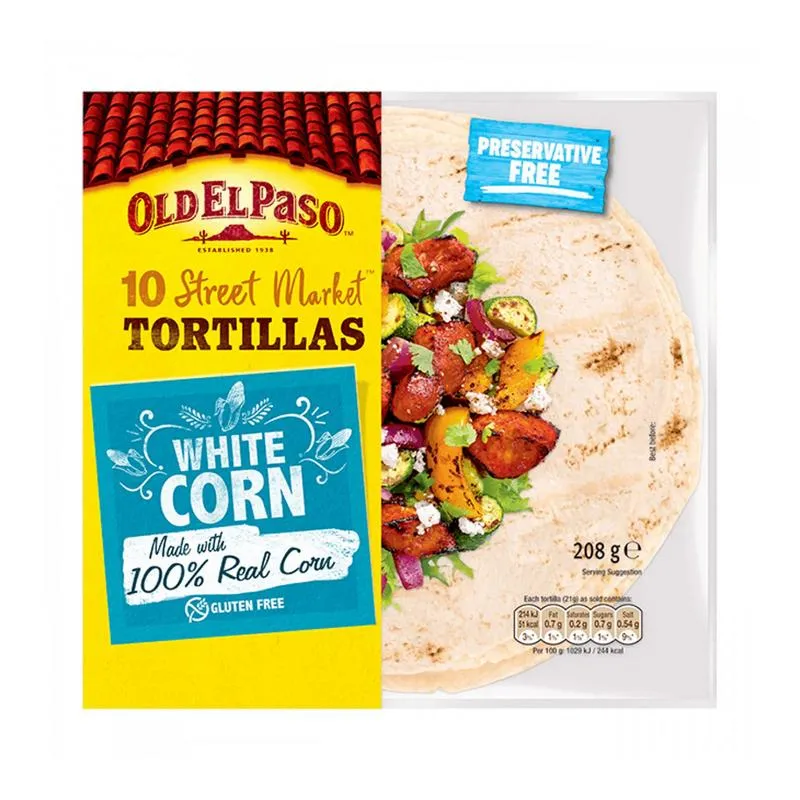 Old El Paso Mini Tortillas Glutenvrij (208 gr)