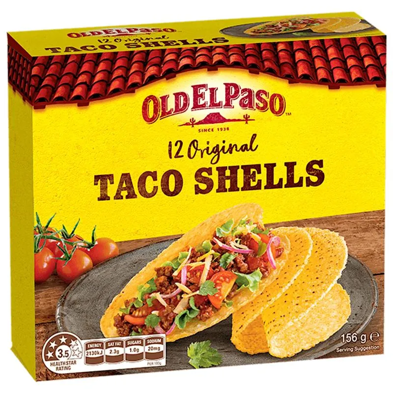 Old El Paso Taco Shells Glutenvrij (156 gr)