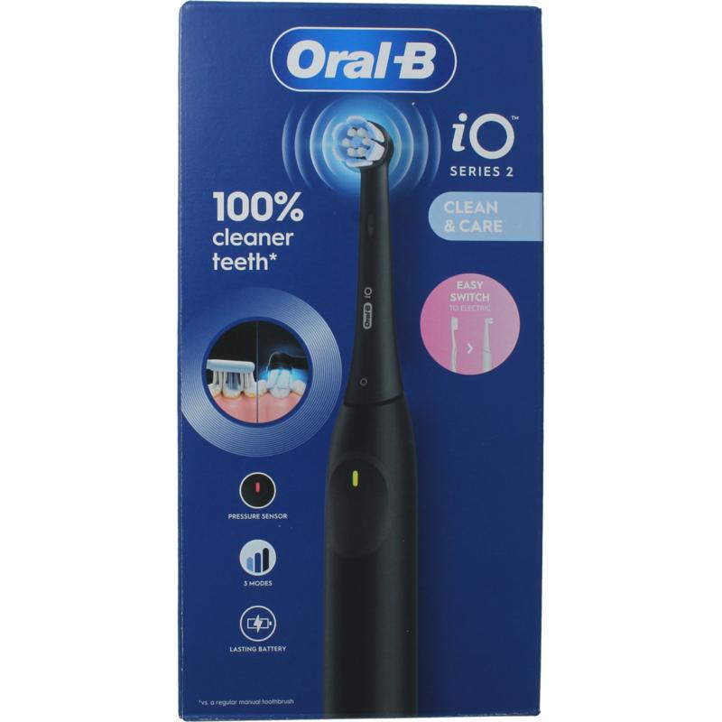 Oral B Elektrische Tandenborstel IO2 Black (1 stuk)