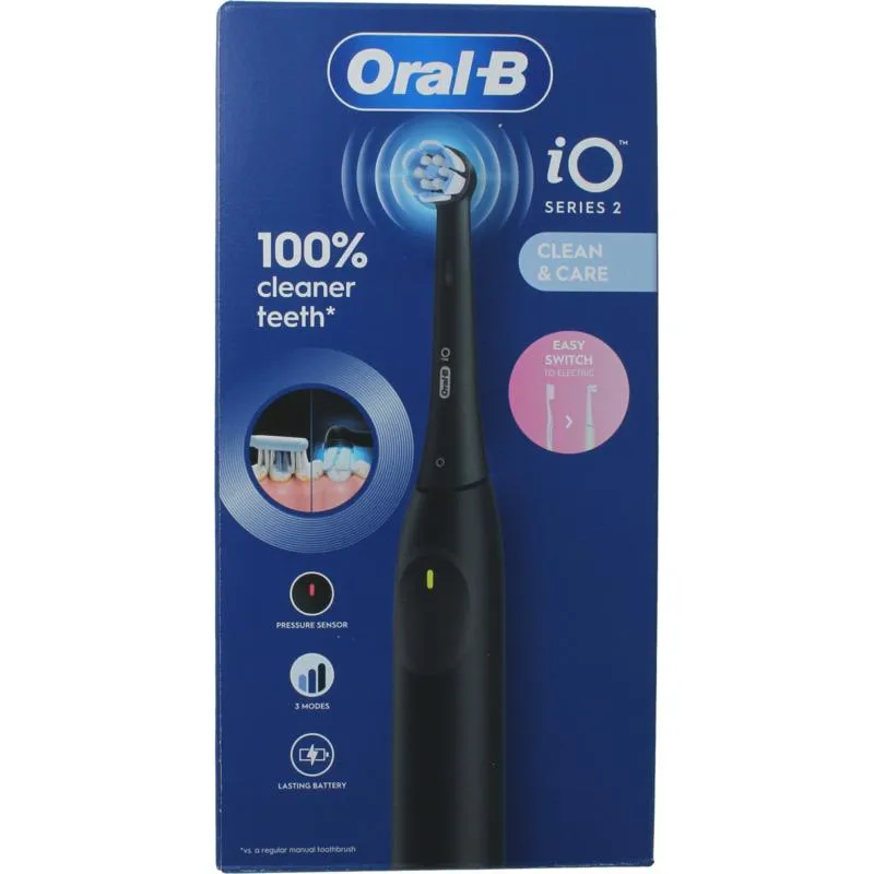 Oral B Elektrische Tandenborstel IO2 Black (1 stuk)