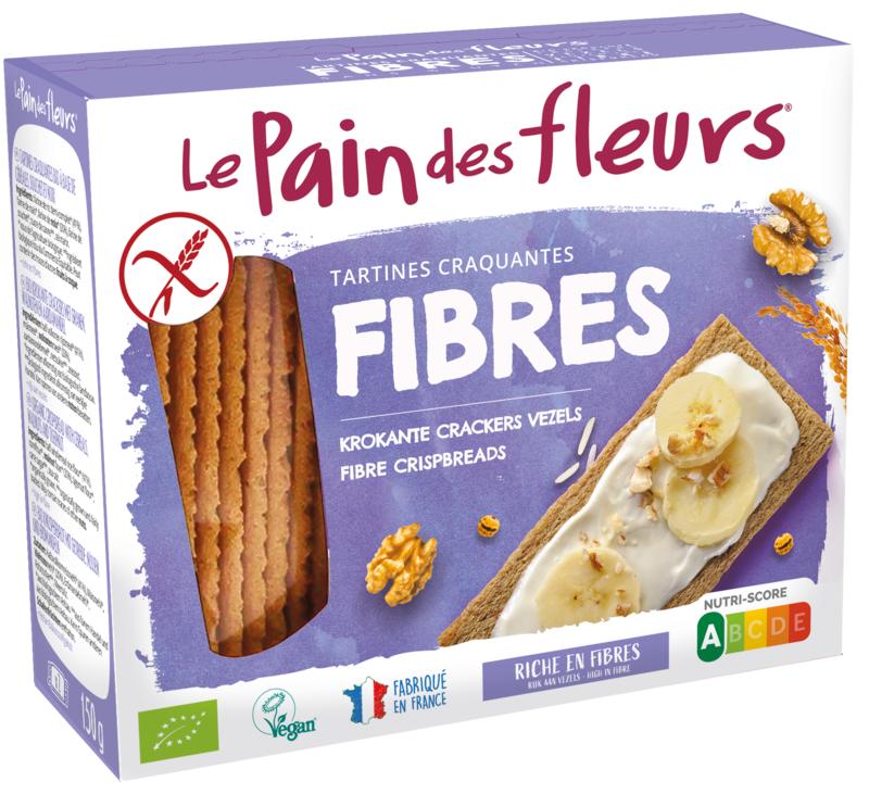Pain Des Fleurs Krokante Crackers Vezels Glutenvrij Bio (150 gr)