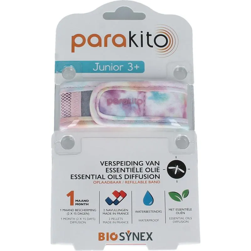 Parakito Anti Mug Armband Junior Tie Dye (1 stuk)