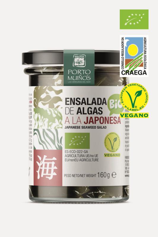Porto-Muinos Japanse Zeewiersalade Bio (160 gr)