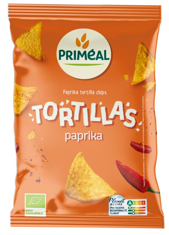 Primeal Paprika Tortillas Bio (125 gr)
