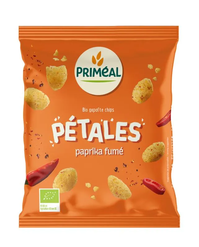 Primeal Chips Gerookte Paprika Bio (75 gr)