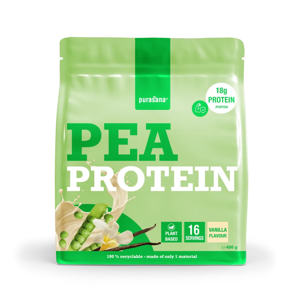 Purasana Plant Protein Erwt Vaniille (400 gr)