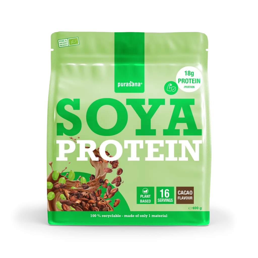 Purasana Plant Protein Soja Cacao Bio (400 gr)