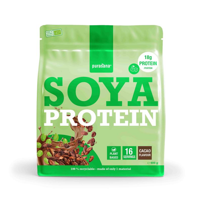 Purasana Plant Protein Soja Cacao Bio (400 gr)