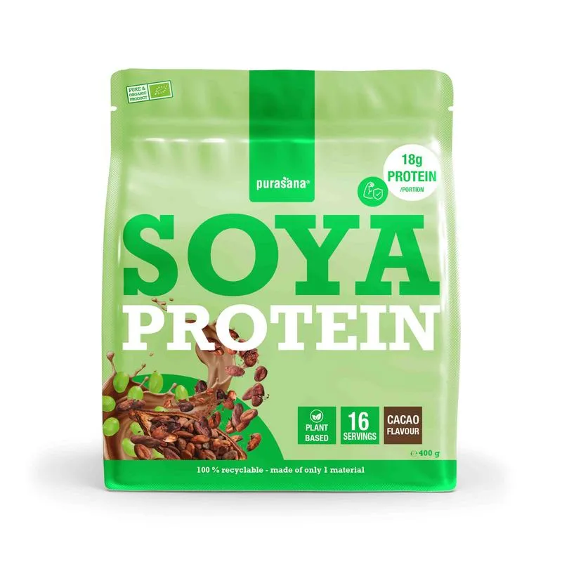 Purasana Plant Protein Soja Cacao Bio (400 gr)