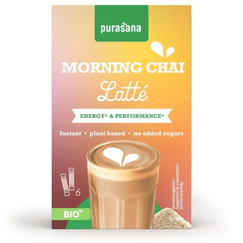 Purasana Instant Morning Chai Latte 6x10g Bio (60 gr)