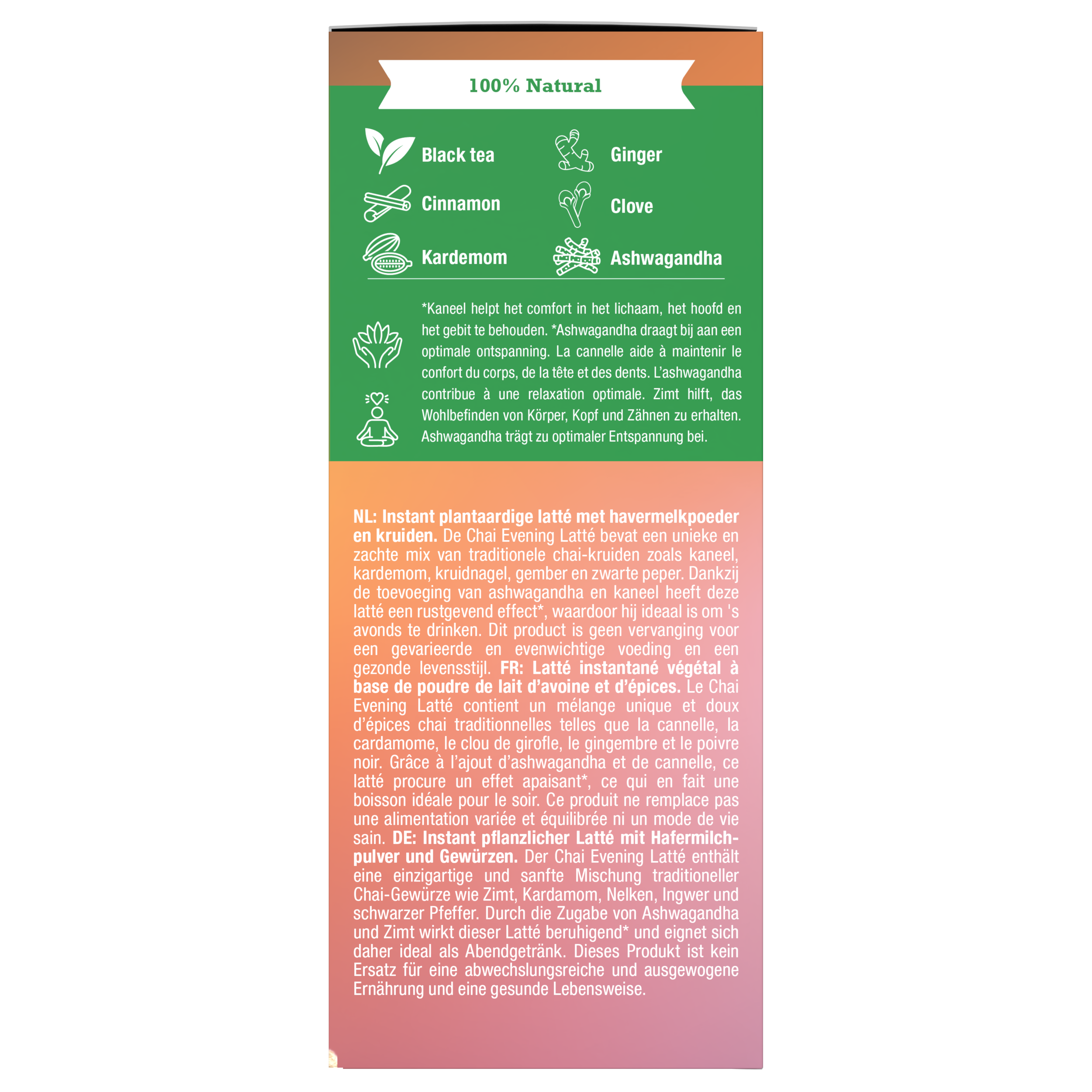 Purasana Instant Evening Chai Latte 6x10g Bio (60 gr) - image 3