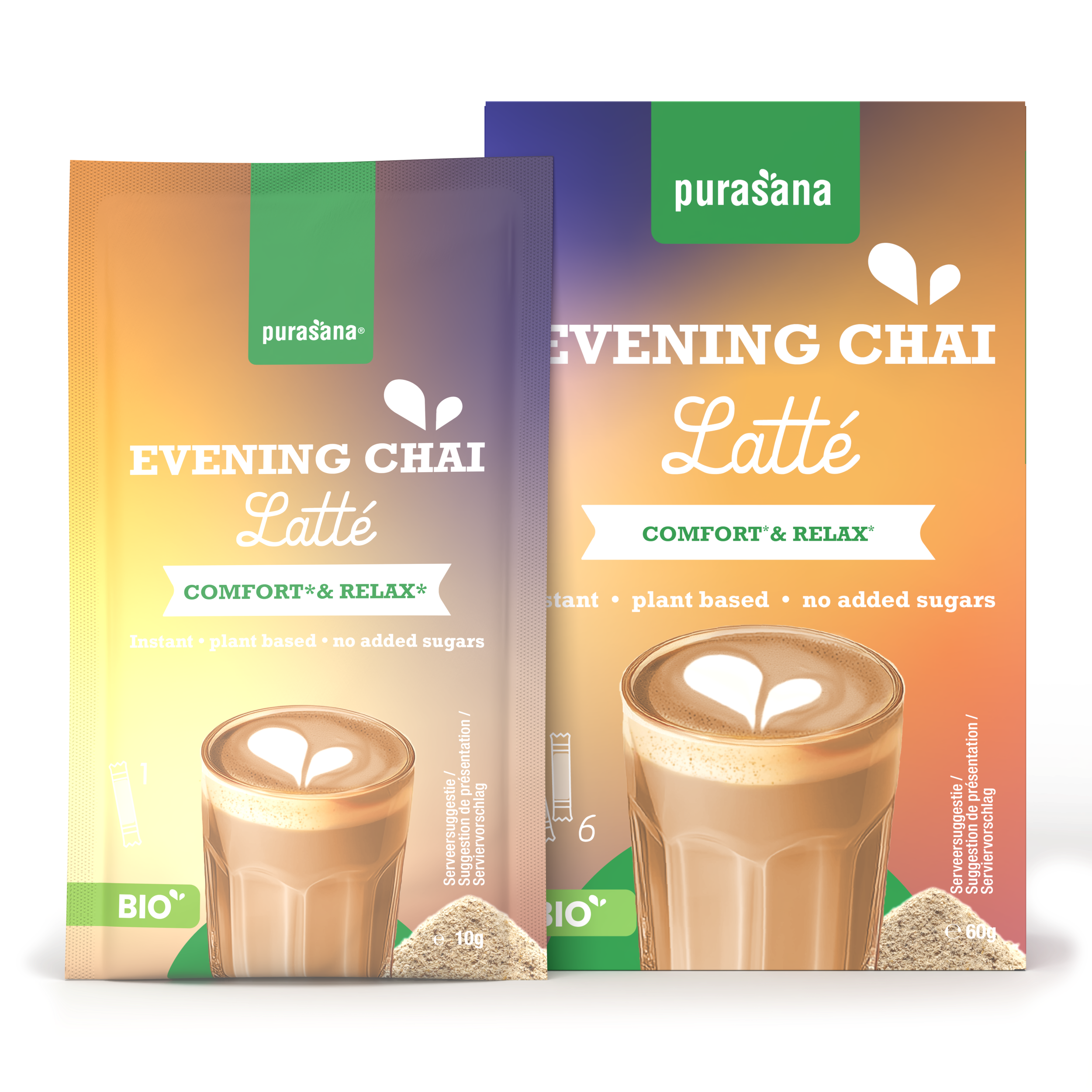 Purasana Instant Evening Chai Latte 6x10g Bio (60 gr) - image 5