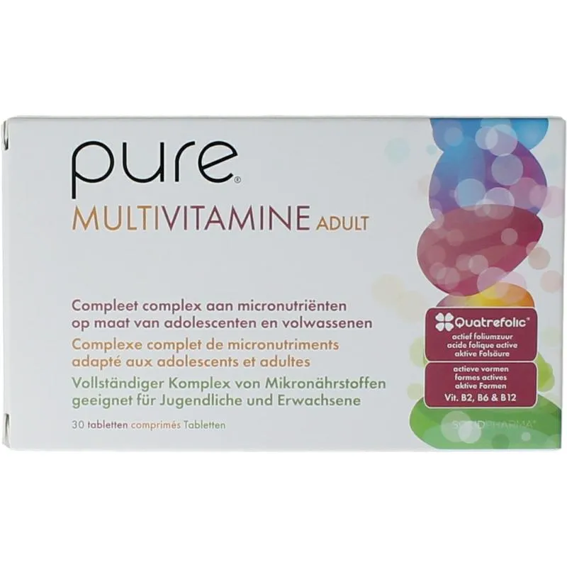 Pure Multivitamine Adult (30 tabletten)