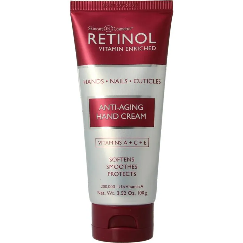 Retinol Anti-aging Handcreme SPF12 (100 gr)