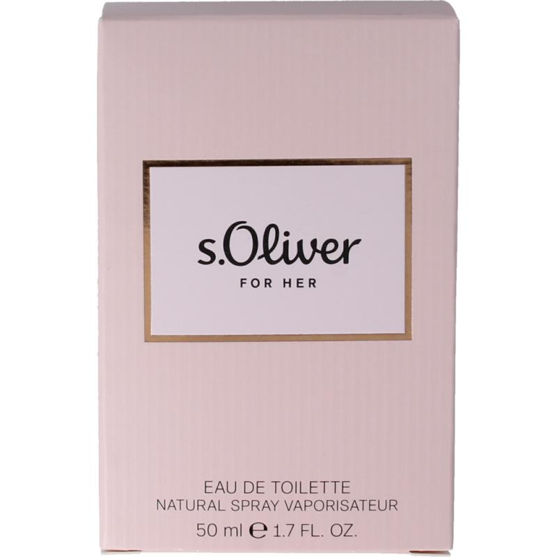 S Oliver For Her Eau de Toilette Spray (50 ml)