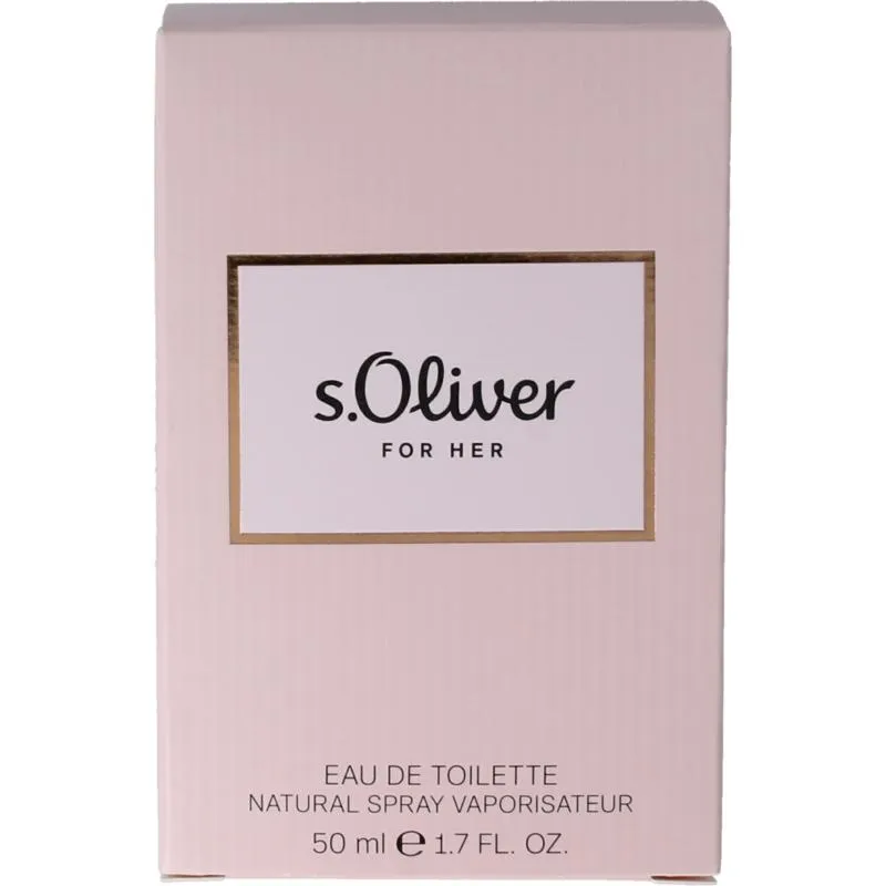 S Oliver For Her Eau de Toilette Spray (50 ml)