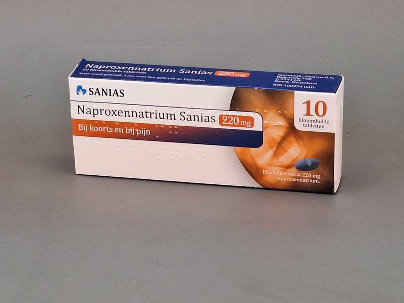 Sanias Naproxennatrium 220mg (10 tabletten)