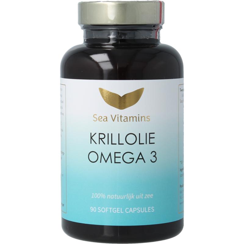 Sea Vitamins Krill Olie Omega 3 (90 vega capsules)