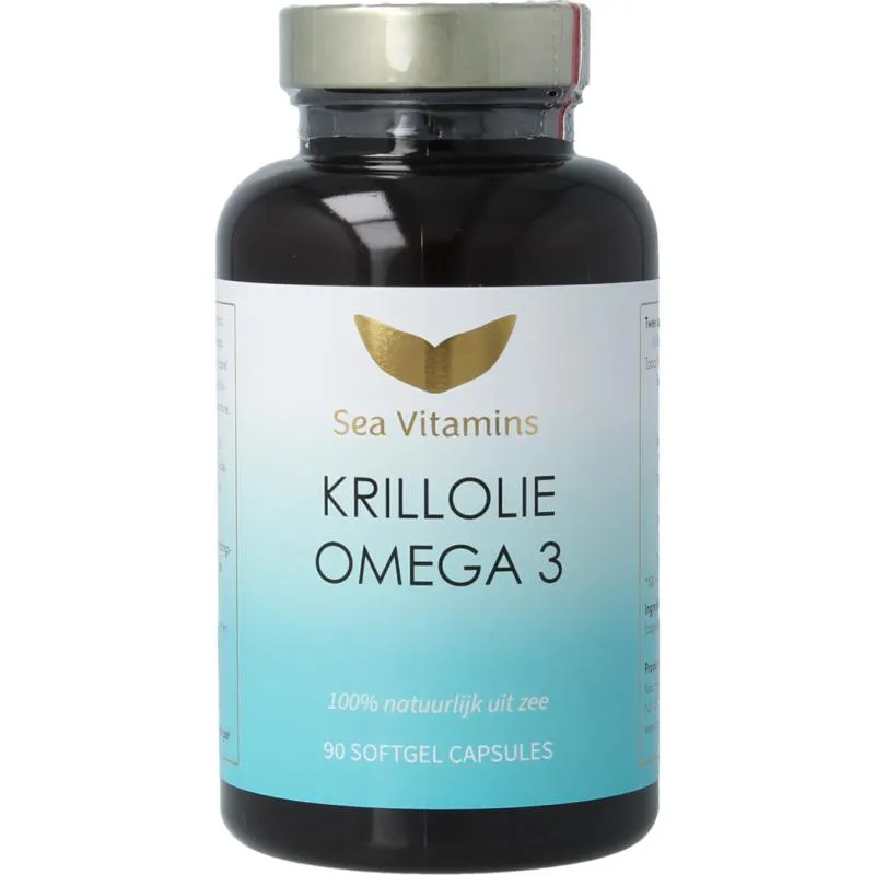 Sea Vitamins Krill Olie Omega 3 (90 vega capsules)