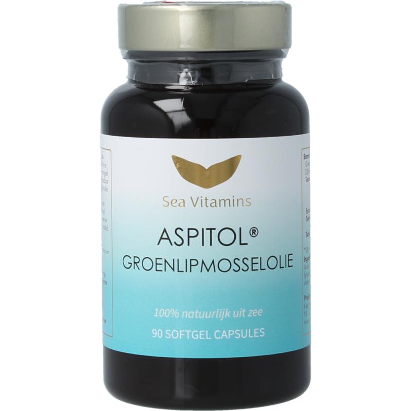 Sea Vitamins Groenlipmosselolie Aspitol (90 vega capsules)