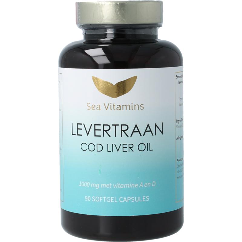 Sea Vitamins Levertraan (90 softgels)