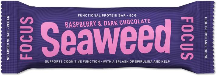 Seaweed & Friend Seaweed Proteinbar Focus Raspberry (50 gr)