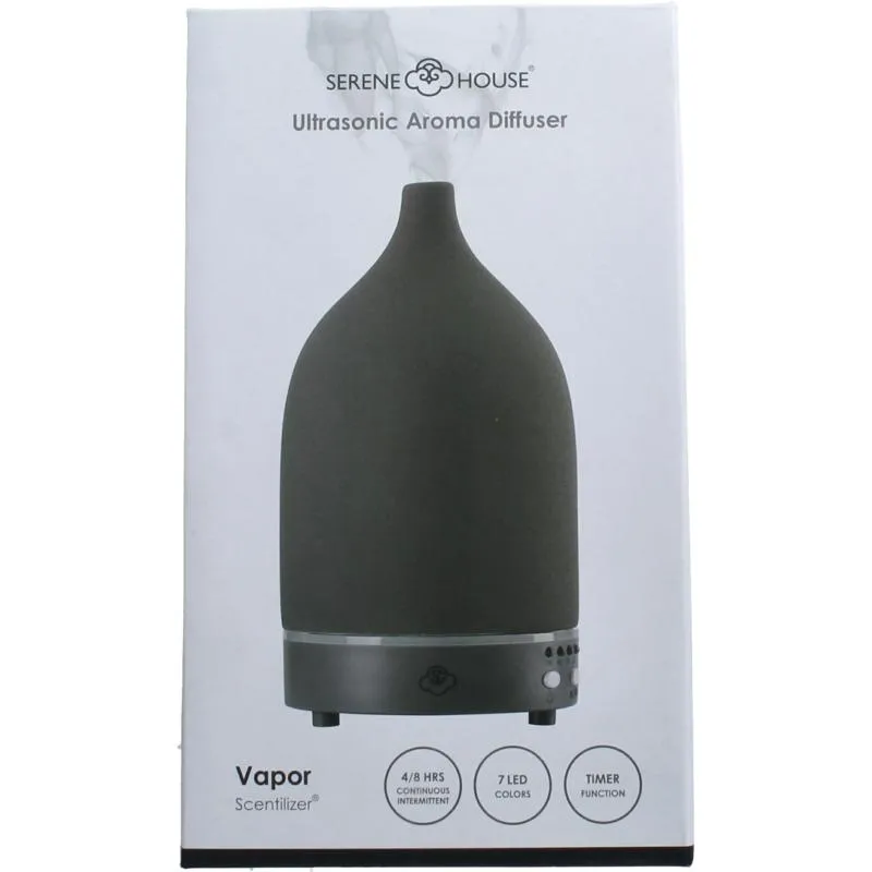 Serene House Aroma Diffuser Vapor Antraciet (1 stuk)