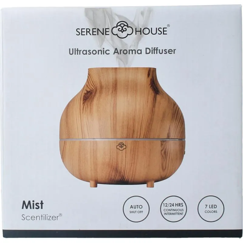 Serene House Aroma Diffuser Mist Houtlook (1 stuk)