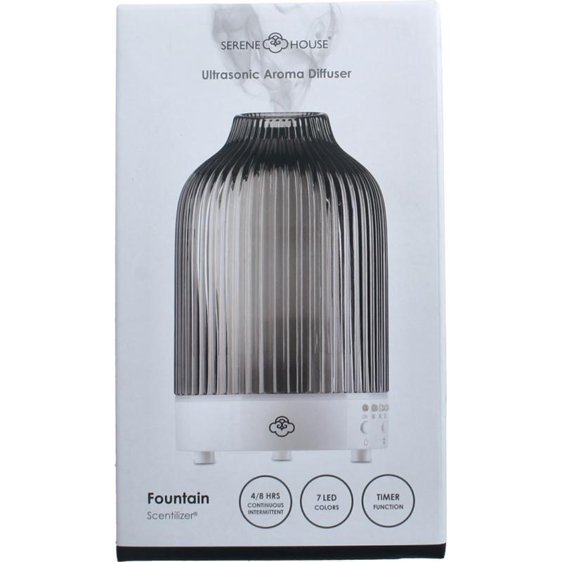 Serene House Aroma Diffuser Fountain Antraciet (1 stuk)
