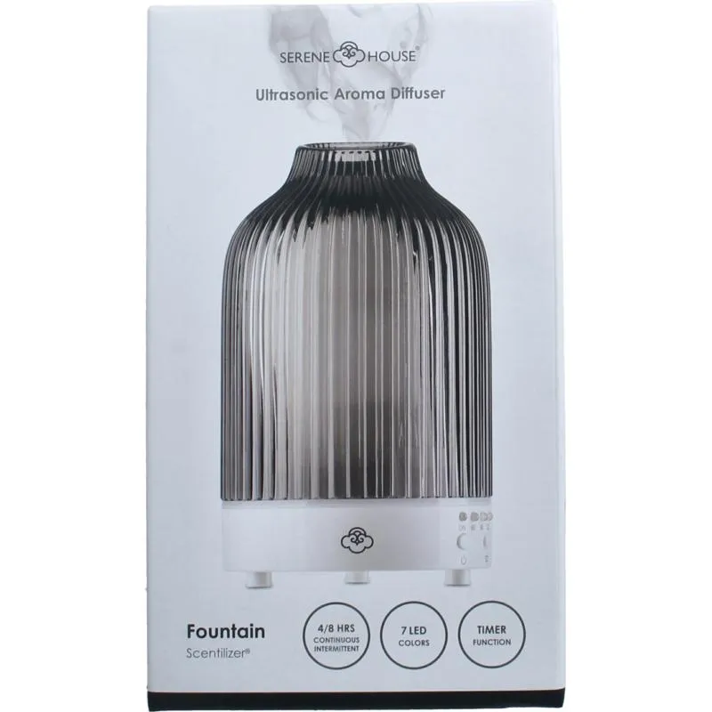 Serene House Aroma Diffuser Fountain Antraciet (1 stuk)