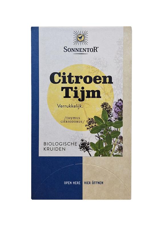 Sonnentor Citroen Tijm Thee Bio (18 zakjes)