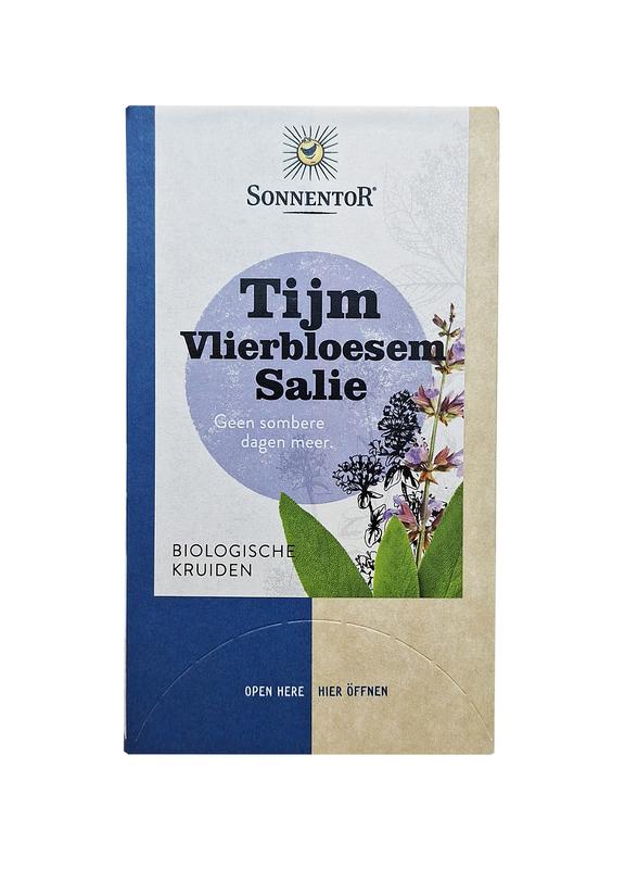 Sonnentor Tijm Vlierbloesem Salie Bio (18 stuks)