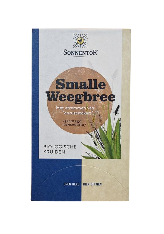 Sonnentor Smalle Weegbree Thee Bio (18 zakjes)